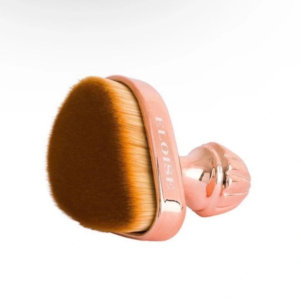 BNIB-Eloise mini teardrop brush rose gold mirror finish
